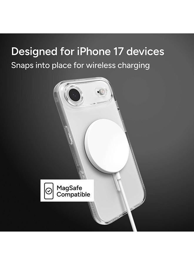 ZAGG iPhone Air 3-in-1 Bundle – Crystal Palace Snap Case MagSafe Compatible Clear Protective Cover with Screen Protector & Camera Lens Protector - Image 3